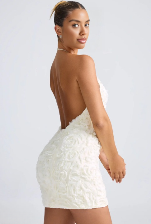 Kylie - Open back Mini dress