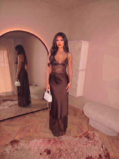 Jade- laced dress